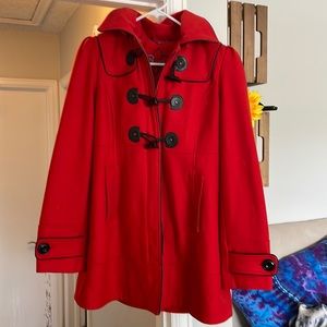 Guess - red pea coat